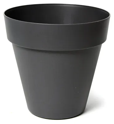Produktbild von Mega Collections Pflanzentopf/Blumentopf - Kunststoff - schwarz - D39 cm