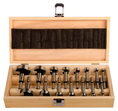 Produktbild von ECO Forstnerbohrer Set 15-teilig (Bohrer 10-50 mm, Bohrerset)