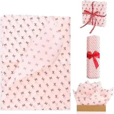 Imagen del producto de Papel de lija rosa, 10 hojas. Papel de regalo rosa, 70x50 cm