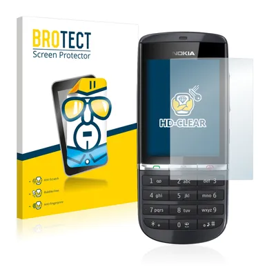 Produktbild von 2x Für Nokia Asha 300 Schutzfolie BROTECT Displayschutz Display Schutz Folie Klar Transparent