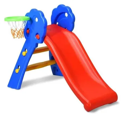 Obrázek produktu pro Dětská skluzavka – skluzavka pro děti – pro děti do 3 let – 108 x 68 x 71,5 cm – průhledná