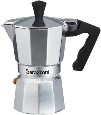 Productafbeelding van Barazzoni espressokoker van aluminium, voor 2 kopjes, grijs