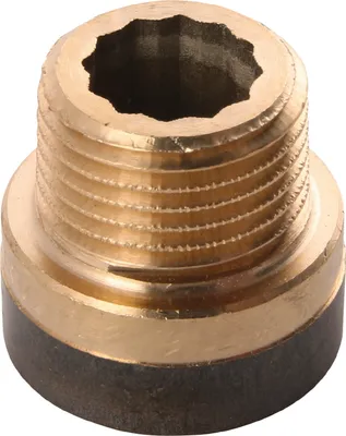 Produktbild von Hahnverlängerung | 1/2 Zoll x 17,5 mm | Verlängerung | Mit Innenvielkant | 1 Innengewinde und 1 Außengewinde | Rotguss