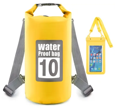 Produktbild von Wasserdichte Trockentasche, 10 Liter - Gelb