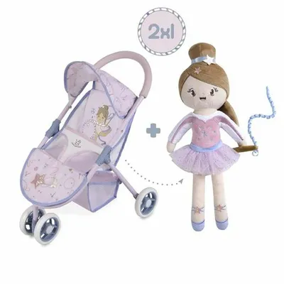 Obrázek produktu pro Kolébka pro panenky Decuevas Gala 33 x 48 x 55 cm Fialová 50 cm