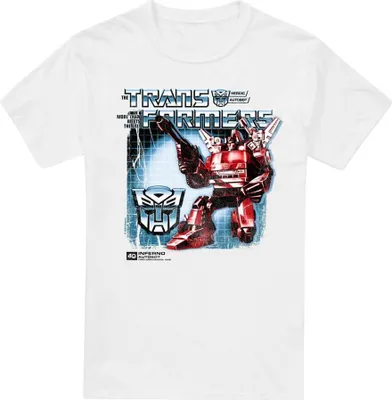 Immagine prodotto di Transformers - T-shirt da uomo - 40 TV5130 (L) (Bianco)