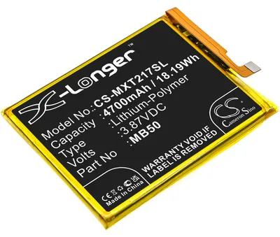 Produktbild von TECHTEK Akku Kompatibel mit [Motorola] Moto Edge S30, Moto Edge S30 5G 2021, Moto G200 5G, Moto G200 5G 2021, XT2175-1, XT2175-2 Ersetzt MB50, für S