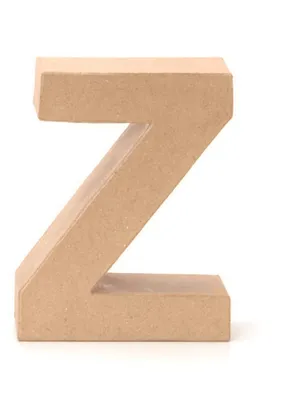 Produktbild von Glorex Papp-Buchstabe Z 17,5 x 5,5 cm