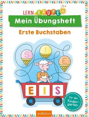 Obrázok produktu pre Lernraupe - Mein Übungsheft - Erste Buchstaben
