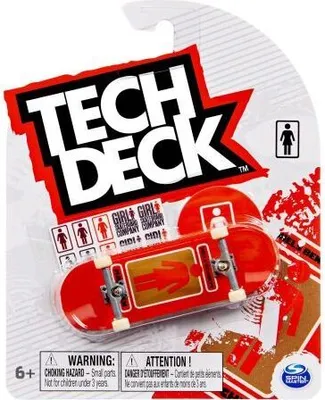 Produktbild von FINGERBOARD TECHDECK GIRL NIELS BENNETT - rot - universal