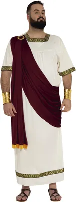 Imagen del producto de Traje de hombre del emperador romano Augusto, talla XL (54/56)