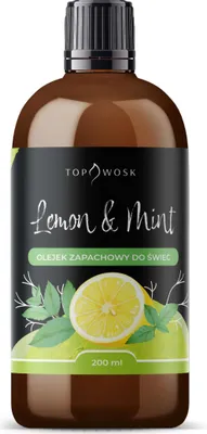 Image de Huile parfumée citron et menthe 200 ml