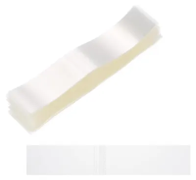 PVC-Krimpband 153x28 mm, 250 Stück, transparent, 2 Mil