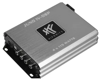 Zdjęcie produktu dla HIFONICS JUNO4DSP-ISO – 4-kanałowy wzmacniacz z 6-kanałowym procesorem DSP