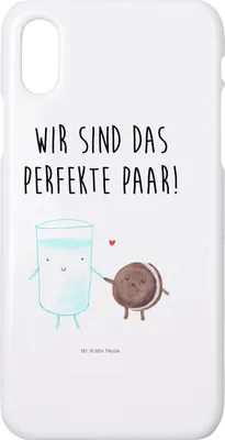 Produktbild von Mr. & Mrs. Panda Iphone 10 Handyhülle Milch Keks - Weiß - Geschenk, Handy, Cookie, Hülle, Kaffee, X, Lustige Sprüche, Cover, Kekse, Romantisch