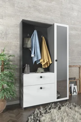 Obrázek produktu pro REINNE předsíňová sestava, bílá/grey