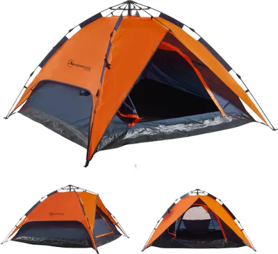 Produktbild von HikeMeister® Campingzelt Pop Up Zelt für 2 Personen - Wurfzelt - Atmungsaktiv - 2 Mann Camping Zelt Festival Zelt Angel Zelt Schnellaufbau - Model 2