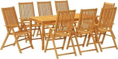 Obrázek produktu pro 9dílný zahradní jídelní set 180x90x75 cm masivní akáciové dřevo