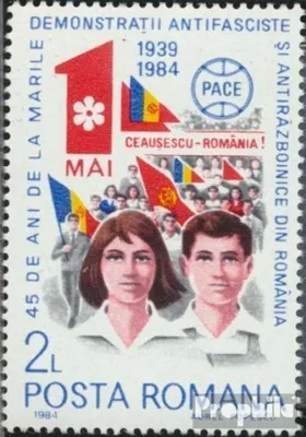 Produktbild von Briefmarken Rumänien 1984 Mi 4041 (kompl.Ausg.) postfrisch Friedensdemonstration