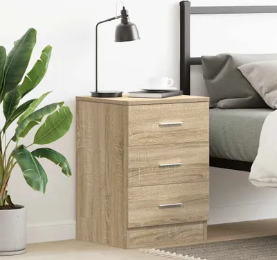 Obrázek produktu pro vidaXL Noční stolek Sonoma Oak 38x35x56 cm výrobek ze dřeva