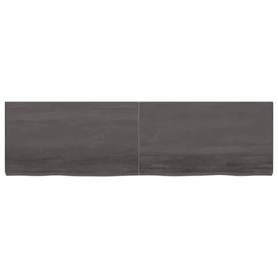Immagine prodotto di Ripiano Marrone Scuro 180x50x(2-6) cm Massello Rovere Trattato