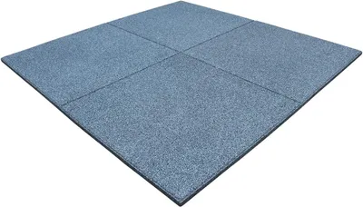 Produktbild von 1m² graue Fallschutzmatten 50x50x2,5cm für Spielplätze und Gymnastik