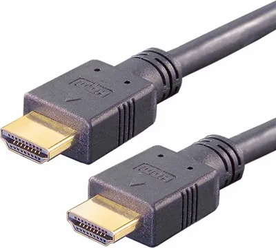 Obrázok produktu pre e+p HDMV 401, 2 m, Typ HDMI (štandard), Typ HDMI (štandard), 3D kompatibilita, 0,1 Gbit/s, Čierna