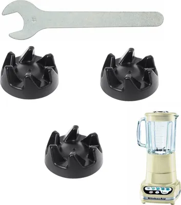 Produktbild von Original 3X Kitchenaid Kupplung Mitnehmer 9704230 inkl. Montagewerkzeug für Kitchenaid Ultra Power Blender 5KSB52, 5KSB5, 5KSB3