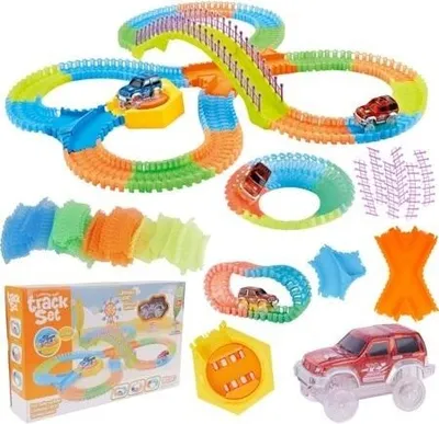 Obrázok produktu pre Závodná dráha puzzle bloky 180el
