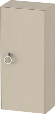 Produktbild von Duravit White Tulip Halbhochschrank, Breite 400 x Tiefe 240mm, eine Tür Anschlag rechts mit Griff, WT1323RH3H3