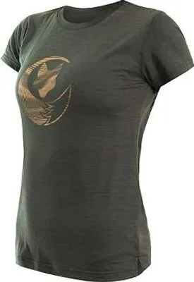Produktbild von T-shirt Sensor Merino Air Fox Damen kurz olivgrün größe S 23100007-00
