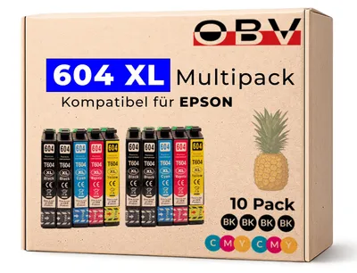 Produktbild von Kompatible Druckerpatronen 604XL für Epson, 10er Pack