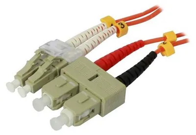 Immagine prodotto di Synergy21 LWL-2-Faser-Patchk. 1,0mtr.LC-SC, 50/125um,OM2, AD=2mm,