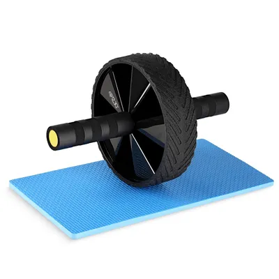 Produktbild von 4FIZJO AB Wheel PRO Bauchtrainer, mit Stahlachse, breiter Lauffläche, rutschfeste Griffe