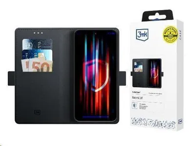 Zdjęcie produktu dla 3MK Wallet Case, Z klapką, Samsung, Galaxy S24 FE, 17 cm (6.7"), Czarny