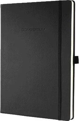Image de Sigel - Carnet Conceptum Pure A4 line noir | 20 pièces