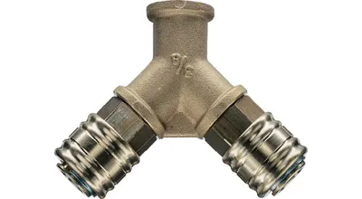 Imagen del producto de ewo, distribuidor en T, DN 7,2, conexión G 3/8 (rosca interior), fabricado en latón - 128054