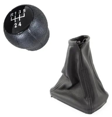 Immagine prodotto di Pomello del cambio nero lucido, cuffia del cambio e cornice per Opel Astra G, dal 1998 al 2009