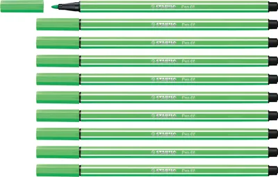 Produktbild von Premium-Filzstift - STABILO Pen 68 - 10er Pack - smaragdgrün hell