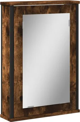 Produktbild von Bad-Spiegelschrank Räuchereiche 42x12x60 cm Holzwerkstoff