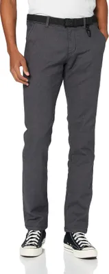 Image de Pantalon chino coupe droite avec ceinture