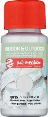 Obrázok produktu pre Talens Art Creation Interiérová a exteriérová fľaša 50 ml strieborná lesklá 8015