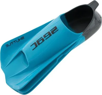 Produktbild von Kurze Schwimmflossen 100% Silikon schwarz