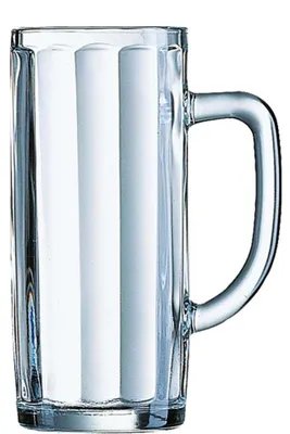 Immagine prodotto di Confezione da 6 bicchieri da birra, capacità totale di 38 cl, con indicazione del livello di riempimento a 0,3 cl