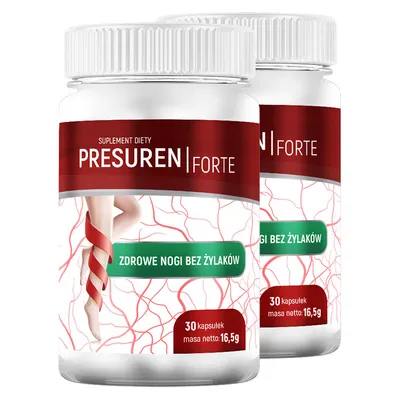 Zdjęcie produktu dla 2X Suplement Diety Presuren Forte Głóg Kapsułki