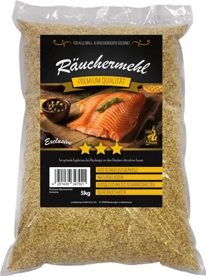 Produktbild von Eversmoke Maxi Sack Premium Räuchermehl "Exclusive 1,0-2,8mm", 5Kg