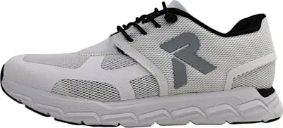 Immagine prodotto di Scarpe da donna Rieker, modello Foil/Mesh/Alabama, mocassini aperti, colore bianco, per il tempo libero