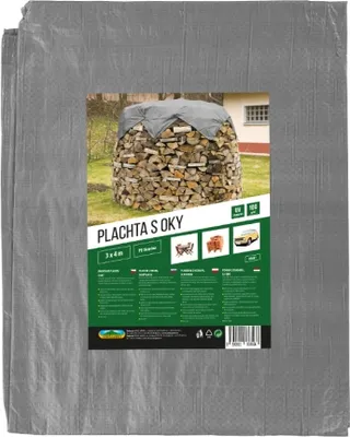 Obrázek produktu pro Plachta kašírovaná šedá 3x4m 100g
