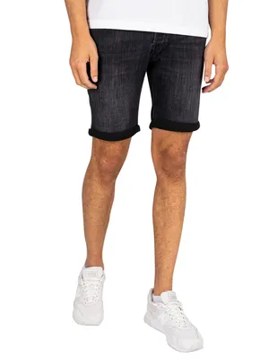 Produktbild von Jack & Jones Herren Rick Original 461 Denim-Shorts, Schwarz L