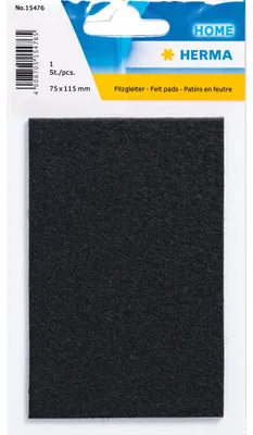 Produktbild von Herma Filzgleiter 75 x 115 mm schwarz 1 Stück